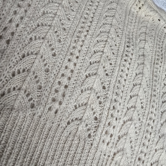 Heartloom Grenier Pointelle Wool Blend Cardigan - Picture 14 of 16